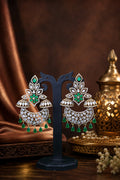 Designer CZ Chandbali Jhumka