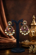Chandbali Kundan Open Crescent