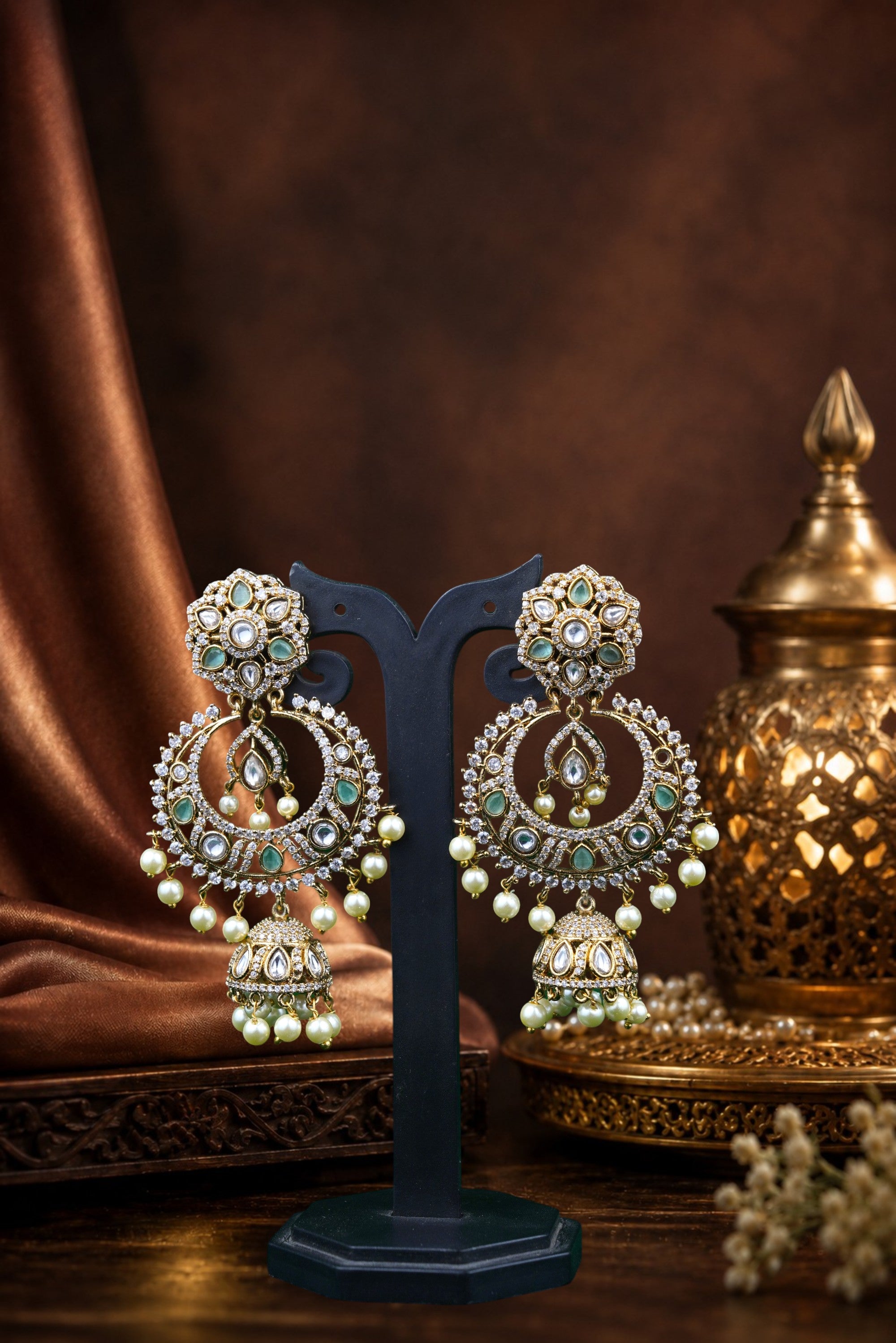 Grand Chandbali Multi-Colour Jhumka