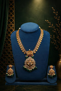 Elegant Lakshmi Pearl Drop Necklace Set