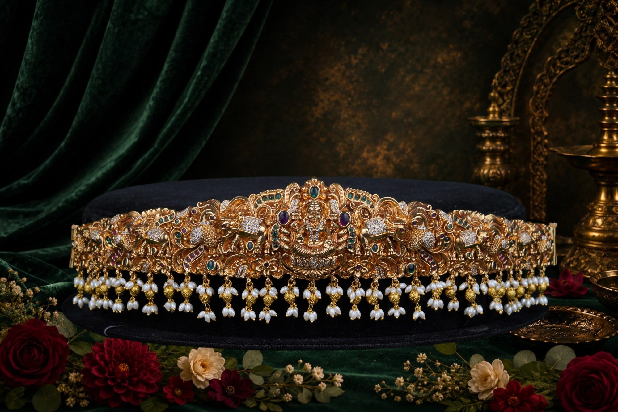 Nakshi Gajalakshmi Pearl Vaddanam