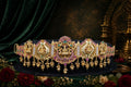 Temple Peacock Lakshmi Ruby Vaddanam