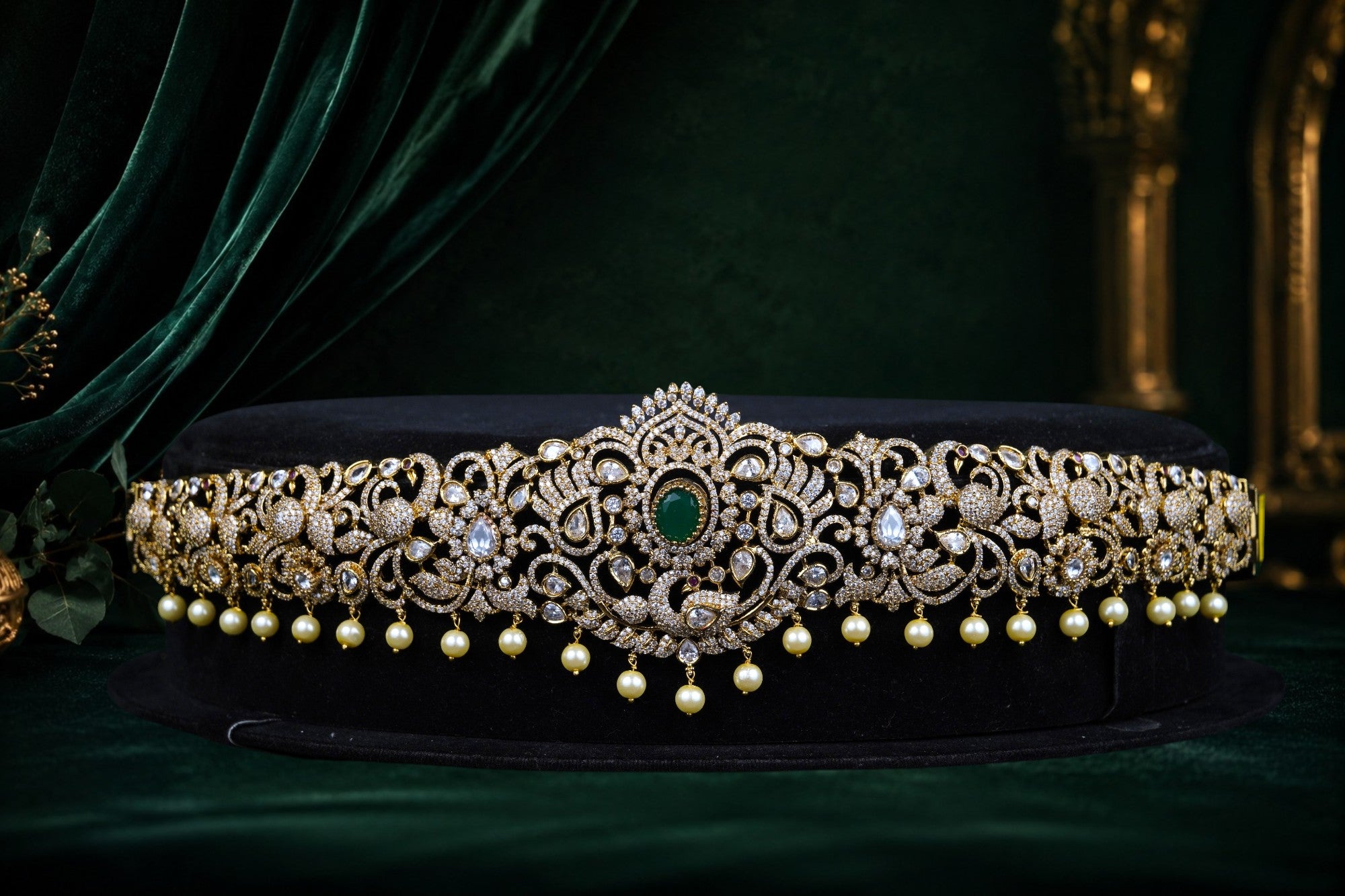 Victorian CZ Arabesque Vaddanam
