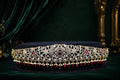 Victorian CZ Peacock Ruby Vaddanam