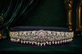 Victorian CZ Kundan Vaddanam — Rose Pink