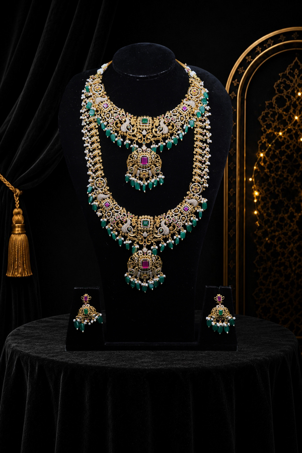 Emerald Peacock Royale Set